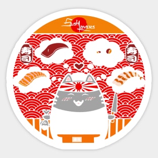 Sushi Lovers Sticker